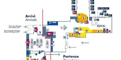 ローマチャンピーノ空港地図