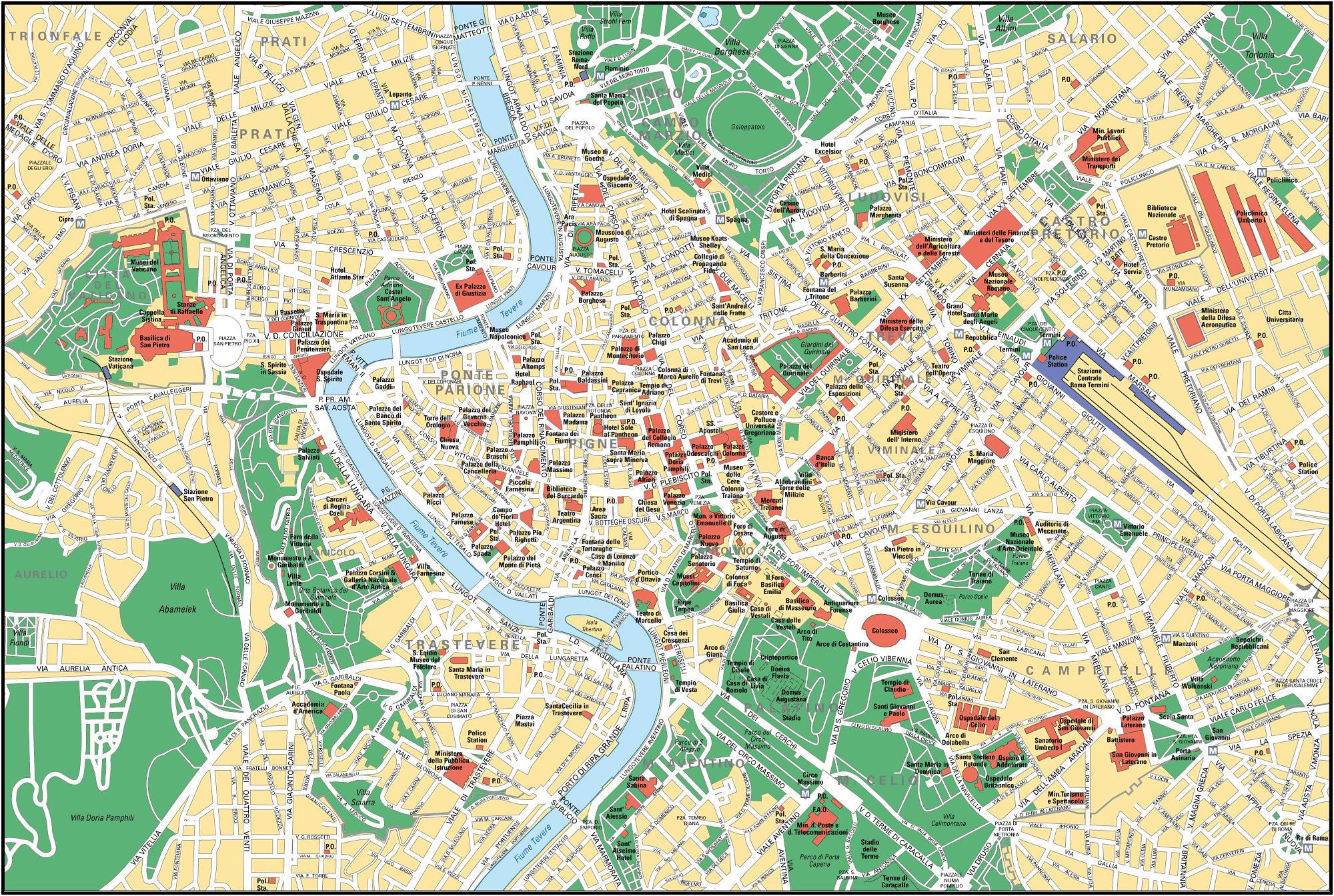 ローマに地図 ローマにマップ ラツィオ イタリア