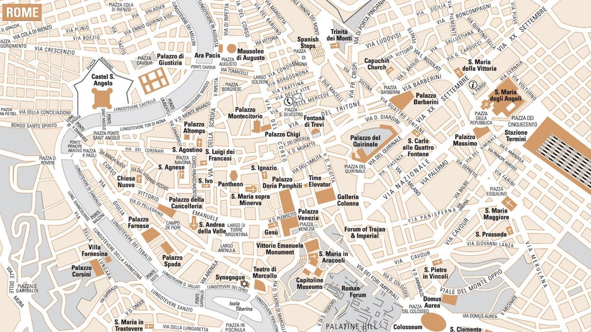 地図のローマ博物館 