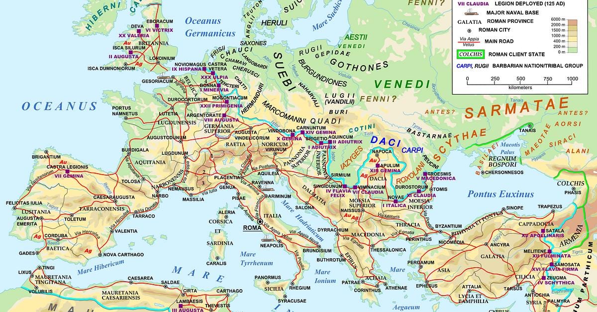 地図のローマ帝国