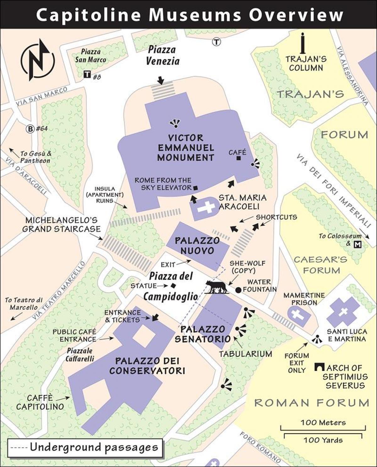 地図のカピトリーノ美術館