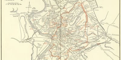 ヴィンテージローマの地図