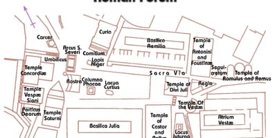 フォーラムRomanum地図