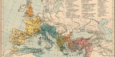 古地図のローマの