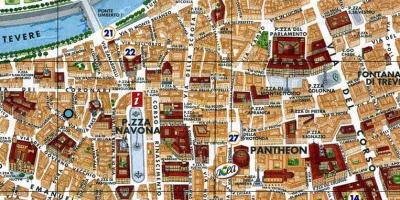 地図ローマ(ナヴォーナ広場