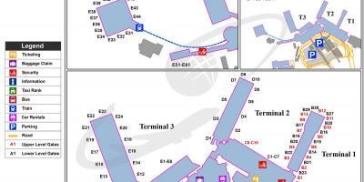 レオナルド*ダ*ヴィンチ国際空港地図