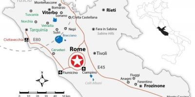 ローマの地域地図